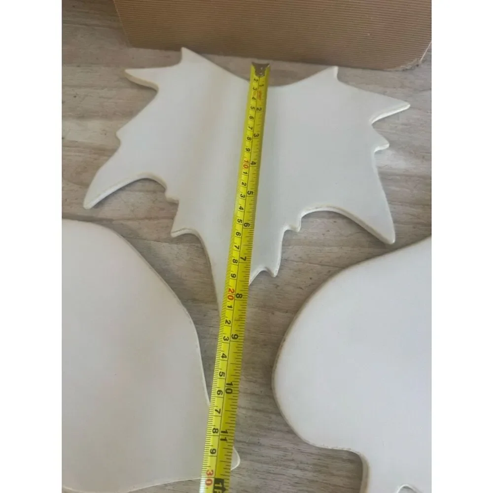 Pottery barn cheese plates Leaf-Shaped Ceramic Decorative Trays